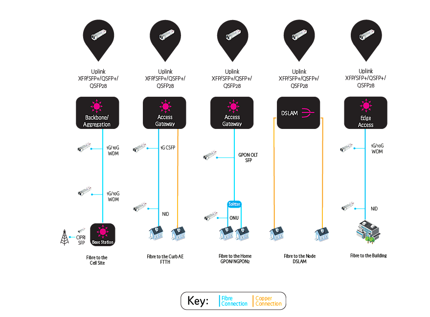 Chart of Service Provider Network