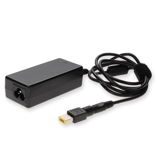 Picture of Lenovo® 0B47030 Compatible 45W 20V at 2.25A Black Slim Tip Laptop Power Adapter and Cable