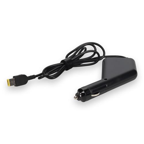 Picture of Lenovo® 0B47481 Compatible 65W 20V at 3.25A Black Slim Tip Laptop Power Adapter and Cable