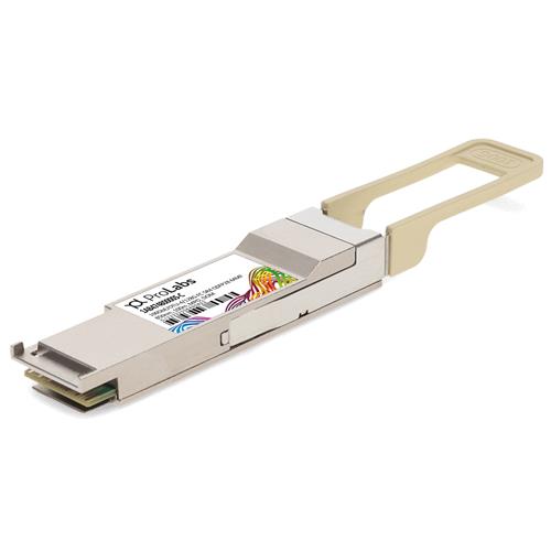Picture of Alcatel-Lucent Nokia® 1AB474800005 Compatible TAA 100GbE/OTU-4/128G FC Multi-Rate SR4 QSFP28 Transceiver (MMF, 850nm, 100m, MPO, DOM)