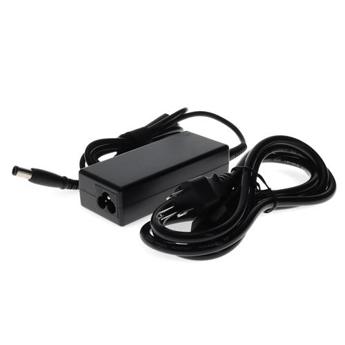 Picture of Dell® 332-1831 Compatible 65W 19.5V at 3.34A Black 7.4 mm x 5.0 mm Laptop Power Adapter and Cable