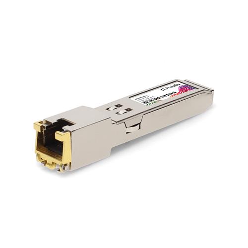 Picture of Alcatel-Lucent Nokia® 3FE64927AA Compatible TAA 10/100/1000Base-TX SFP Transceiver (Copper, N/A, 100m, RJ-45)