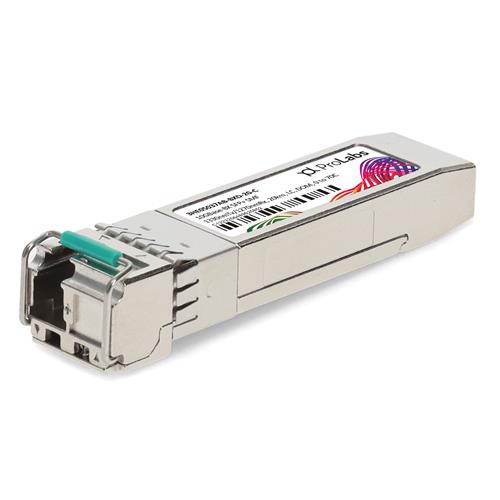 Picture of Alcatel-Lucent Nokia® 3HE05037AB-BXD-20 Compatible TAA 10GBase-BX SFP+ Transceiver (SMF, 1330nmTx/1270nmRx, 20km, LC, DOM)