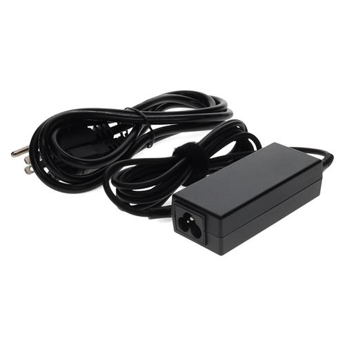 Picture of HP® 934739-850 Compatible USB 3.1 (C) Male to NEMA 5-15P Male 45W 20V at 2.25A Black USB-C Laptop Power Adapter and Cable