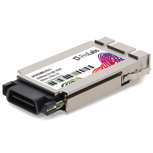 Picture of Avaya/Nortel® AA1419001-E5 Compatible TAA 1000Base-SX GBIC Transceiver (MMF, 850nm, 550m, SC)