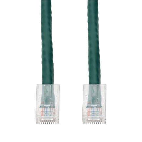 Picture of 6in Green CAT 5E PVC Ethernet Cable Non-Booted RJ-45 M/M