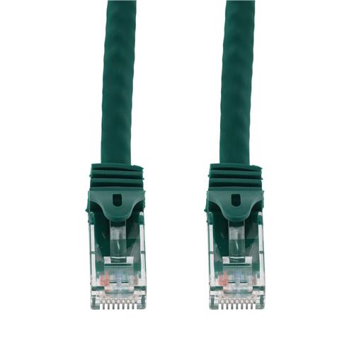 Picture of 10ft Green CAT 6 PVC Ethernet Cable Snagless Easy Boot RJ-45 M/M