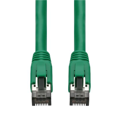 Picture of 10ft Green CAT 8 Shielded (S/FTP) PVC Ethernet Cable Snagless Easy Boot RJ-45 M/M