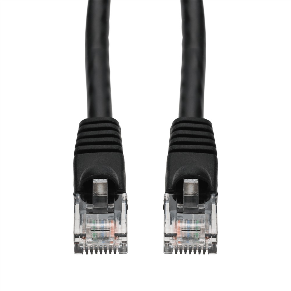 Picture of 10-Pack 10ft Gray CAT 6 PVC Ethernet Cable Snagless Bubble Boot RJ-45 M/M Bulk Bag Packaged, No Twist Ties