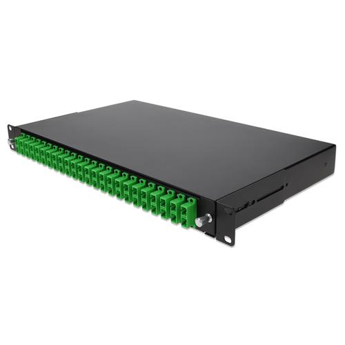 Picture for category 19-inch Rack Mount 1U Patch Panel with 24 APC SC Duplex, Single-Mode OS2