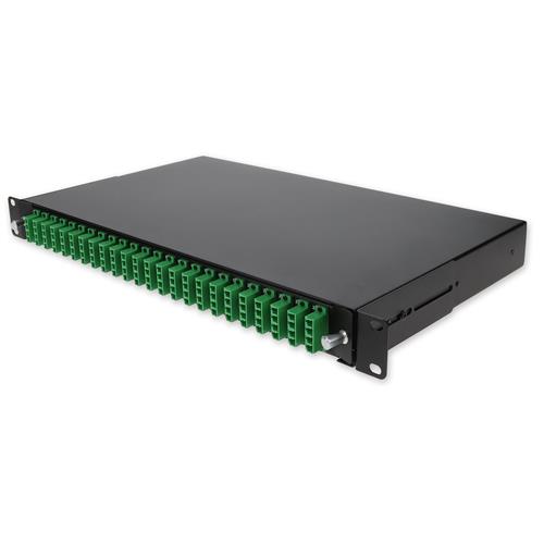 Picture for category 19-inch Rack Mount 1U Patch Panel with 48 APC LC Duplex, Single-Mode OS2