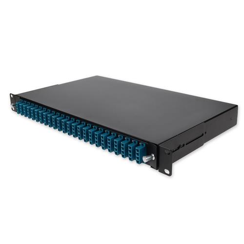 Picture for category 19-inch Rack Mount 1U Patch Panel with 48 UPC LC Duplex, Single-Mode OS2