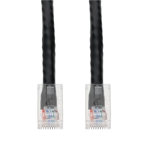 Picture of 30ft Black CAT 6 PVC Ethernet Cable Non-Booted RJ-45 M/M