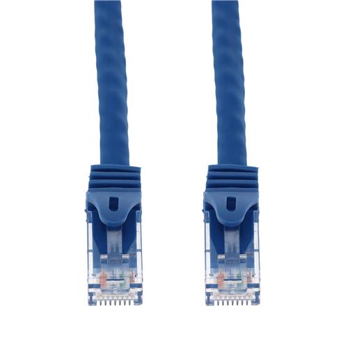 Picture of 6ft Blue CAT 6 PVC Ethernet Cable Snagless Easy Boot RJ-45 M/M