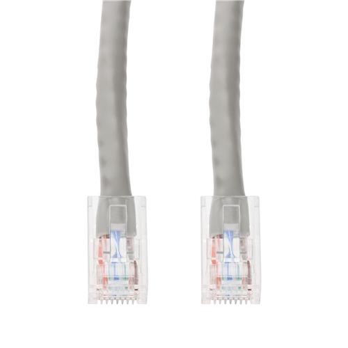 Picture of 7ft Gray CAT 6A PVC Ethernet Cable Non-Booted RJ-45 M/M with Length Labels