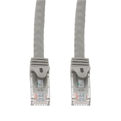 Picture of 7ft Gray CAT 6 PVC Ethernet Cable Snagless Easy Boot RJ-45 M/M