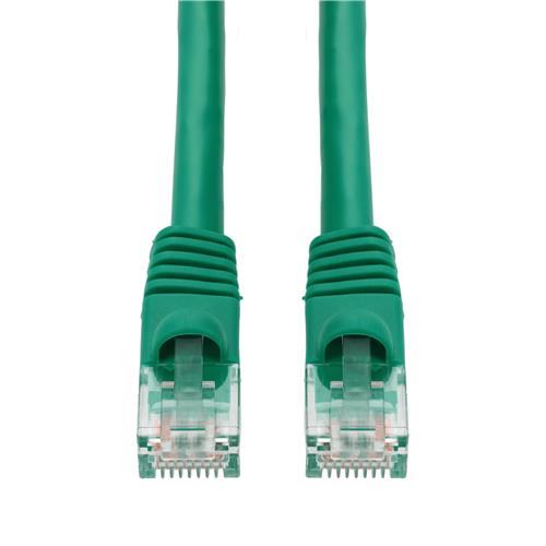 Picture of 8ft Green CAT 6A PVC Ethernet Cable Snagless Bubble Boot RJ-45 M/M
