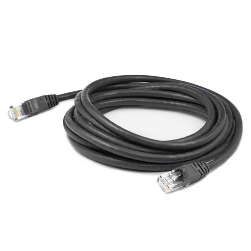 Picture of 8ft RJ-48 (Male) to RJ-48 (Male) Black Cat6 Crossover STP PVC Copper Patch Cable