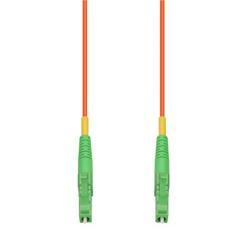 Picture of 0.5m ALC to ALC Orange OM1 Simplex OFNP (Plenum-Rated) MMF Fiber Patch Cable
