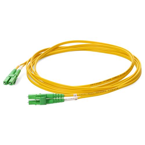 Picture of 1m ALC to ALC Yellow OS2 Duplex OFNR (Riser-Rated) SMF Fiber Patch Cable