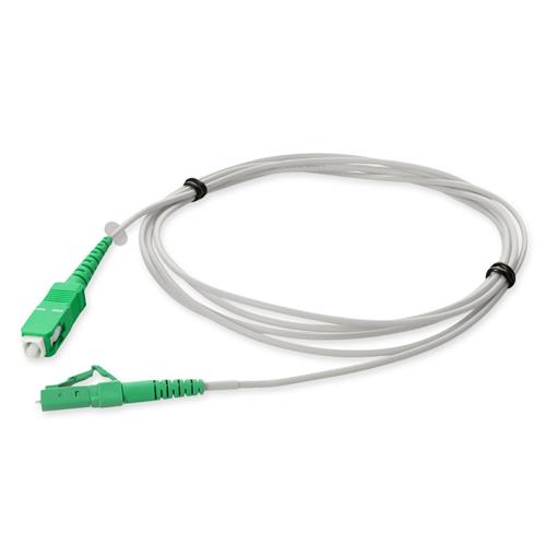 Picture of 3m ALC to ASC Gray OS2 Simplex OFNR (Riser-Rated) SMF Fiber Patch Cable