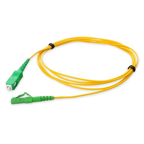Picture of 8m ALC to ASC Yellow OS2 Simplex OFNR (Riser-Rated) SMF Fiber Patch Cable