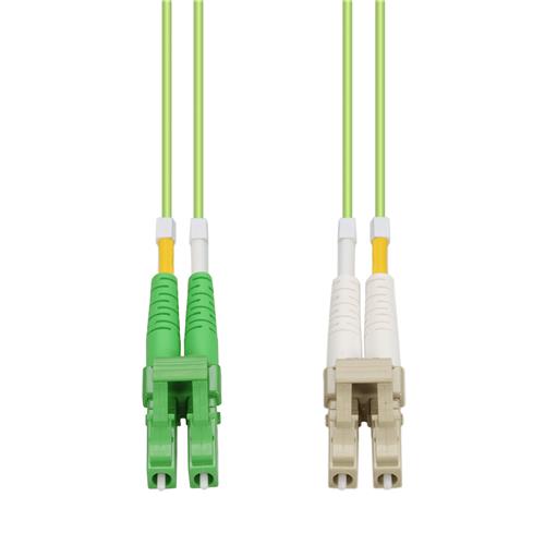 Picture of 0.5m ALC to LC Lime Green OM5 Duplex OFNP (Plenum-Rated) Fiber Patch Cable
