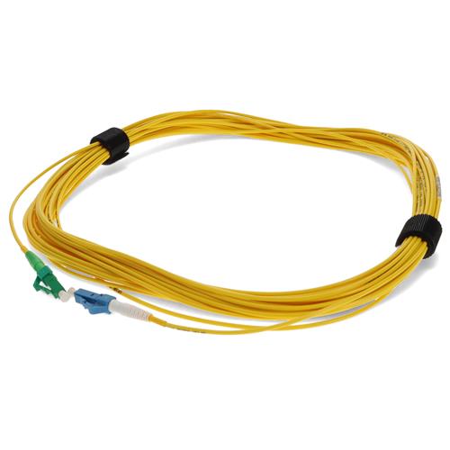 Picture of 15m ALC to LC Yellow OS2 Simplex OFNR (Riser-Rated) SMF Fiber Patch Cable