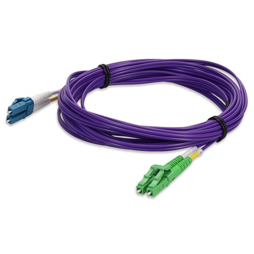 Picture of 1m ALC to LC Purple OS2 Duplex OFNR (Riser-Rated) SMF Fiber Patch Cable