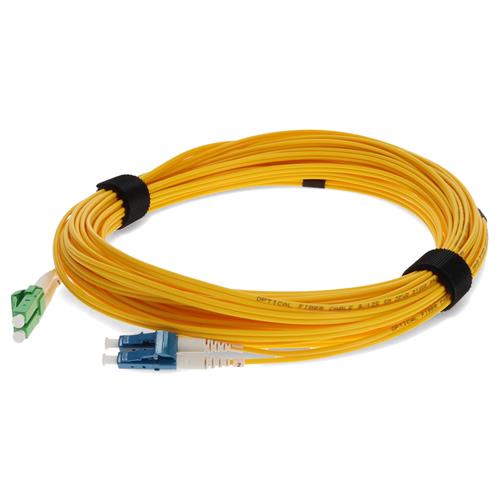 Picture of 20m ALC to LC Yellow OS2 Duplex OFNR (Riser-Rated) TAA SMF Fiber Patch Cable