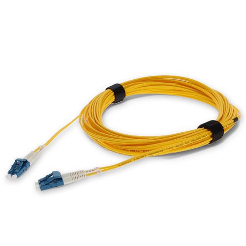 Picture of 7m ALC to LC Yellow OS2 Duplex Microboot, Snagless OFNR (Riser-Rated) SMF Fiber Patch Cable