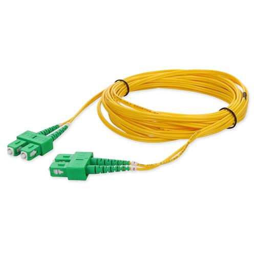 Picture of 7m ASC to ASC Yellow OS2 Duplex OFNR (Riser-Rated) SMF Fiber Patch Cable