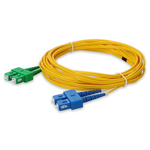 Picture of 7m ASC to SC Yellow OS2 Duplex OFNR (Riser-Rated) SMF Fiber Patch Cable