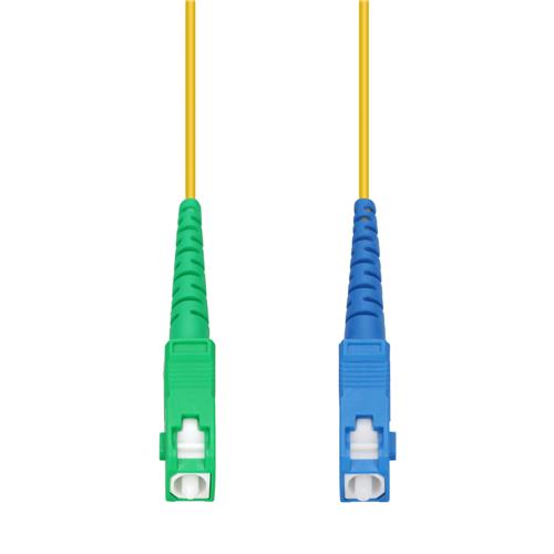 Picture of 9m ASC to SC Yellow OS2 Simplex LSZH SMF Fiber Patch Cable