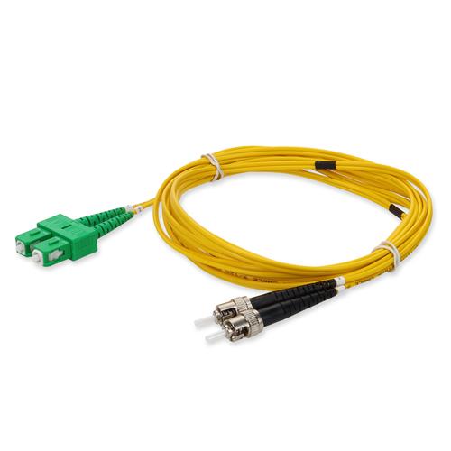 Picture of 3m ASC to ST Yellow OS2 Duplex OFNR (Riser-Rated) SMF Fiber Patch Cable