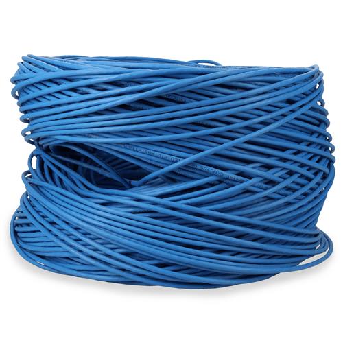 Picture of 1000ft Non-Terminated Blue CAT 5E PVC Bulk Cable