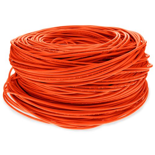 Picture of 1000ft Non-Terminated Orange CAT 6 Shielded PVC Bulk Cable