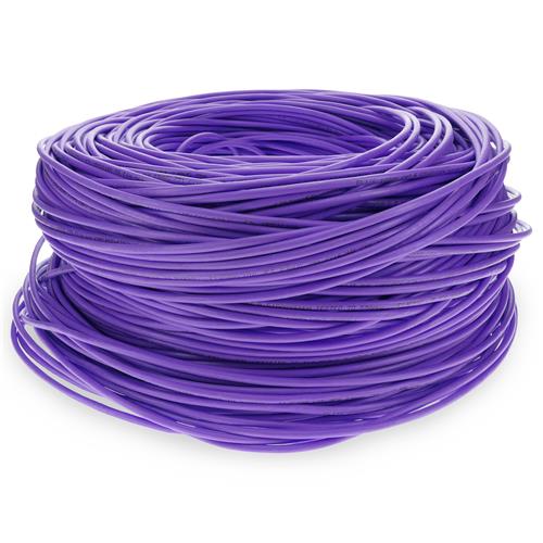 Picture of 1000ft Non-Terminated Purple CAT 6 Shielded Plenum-Rated Bulk Cable