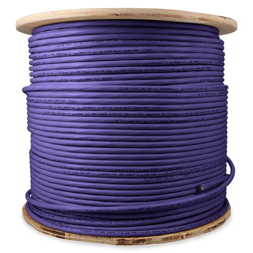 Picture of 1000ft Non-Terminated Purple CAT 6A PVC Bulk Cable