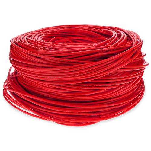 Picture of 1000ft Non-Terminated Red CAT 6 PVC Bulk Cable