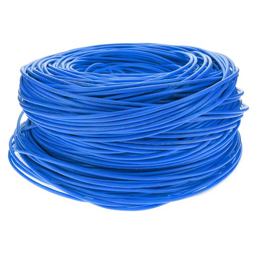 Picture of 1000ft Non-Terminated Blue CAT 6 Shielded PVC Bulk Cable
