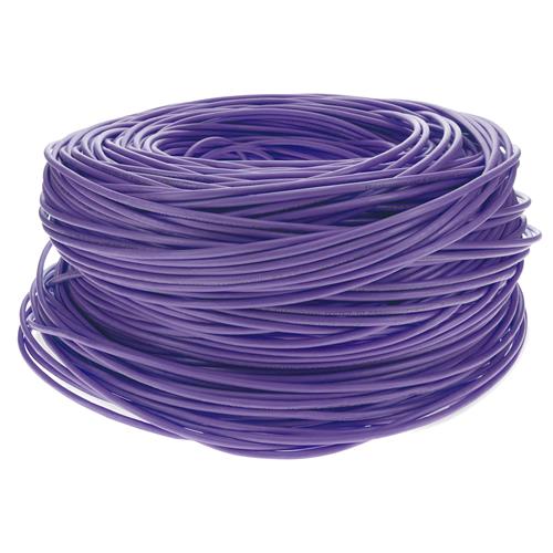 Picture of 1000ft Non-Terminated Purple CAT 6 Shielded PVC Bulk Cable
