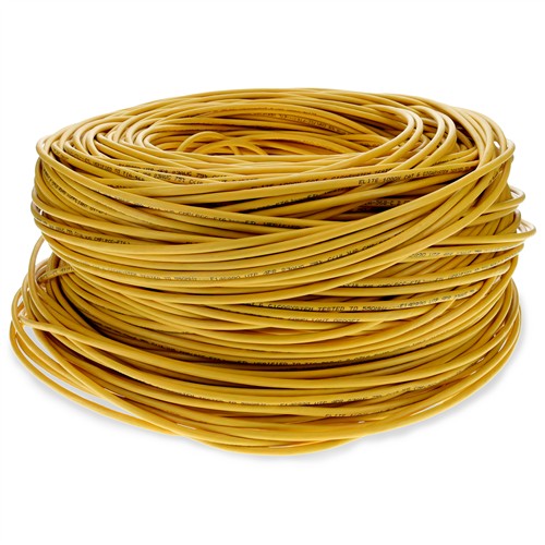 Picture of 1000ft Non-Terminated Yellow CAT 6 Shielded PVC Bulk Cable