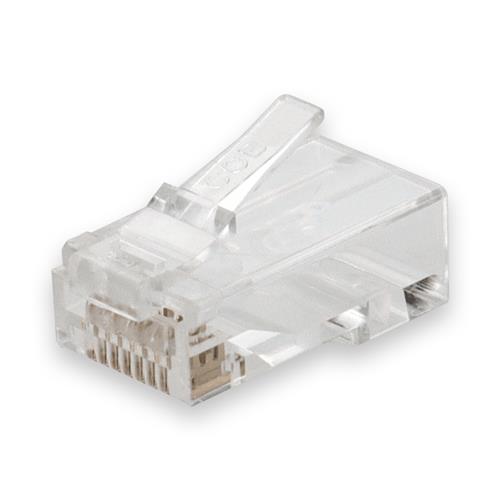Picture of 100-Pack of Clear, CAT6 RJ-45 Connectors