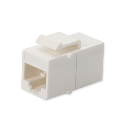 Picture of Cat6 RJ-45 (Female) to RJ-45 (Female) White Inline Coupler