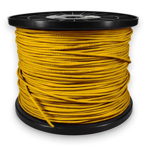 Picture of 1000ft Non-Terminated Yellow CAT 6 Slim PVC Bulk Cable
