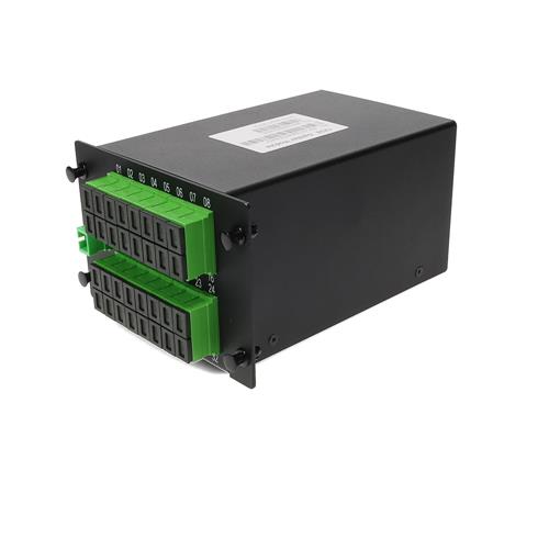 Picture of 8 Channel DWDM MUX (Duplex) CARTRIDGE, Channels 21-24, 26-29, with Monitor Ports and LC Connector