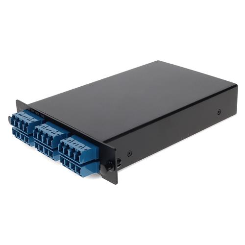 Picture of 8ch 1W LGX DWDM Mux and Demux (Duplex), ITU 100GHz Channel 28 - 35 w/Express, Monitor & 1310 ports, UPC/LC Connectors