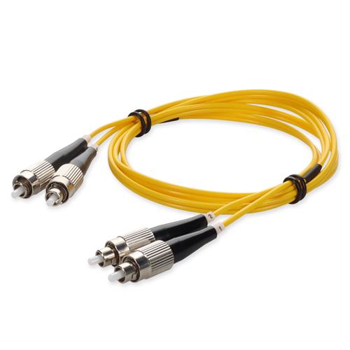 Picture of 3m FC to FC Yellow OS2 Duplex OFNR (Riser-Rated) SMF Fiber Patch Cable