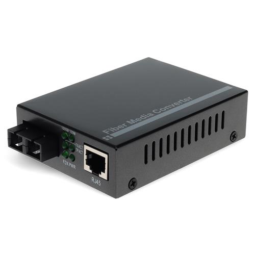 Picture of 10/100Base-TX(RJ-45) to 100Base-FX(SC) SMF 1310nm 20km Media Converter